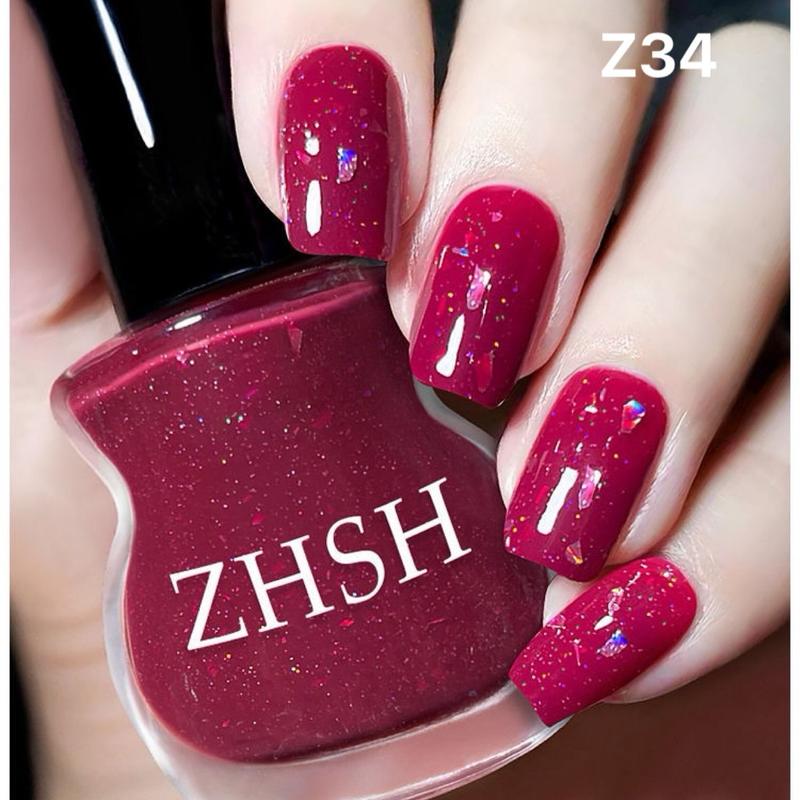 Sơn móng tay tự khô nhanh ZHSH 16ml chất lượng cao