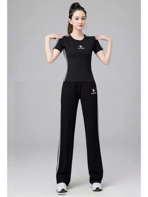 bộ suông nữ quần áo thể thao vải thun contton lạnh dày mịn đẹp