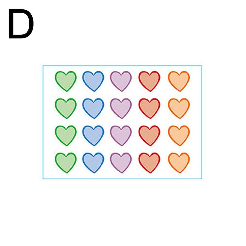 Product Introduction of 1sheet Hyuna Tattoo Patch Colorful Smiley Face Tattoo Stickers Waterproof Colorfast Long Time South Korean Entertainment 30