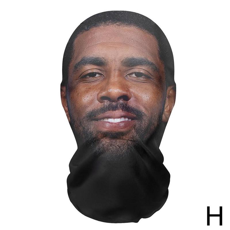 Product Introduction of 3D Printed Seamless Kanye Face Mask Celebrity Face Mask Funny Head Cover Riding Scarf Cosplay Headwear Hip Hop Hood 31
