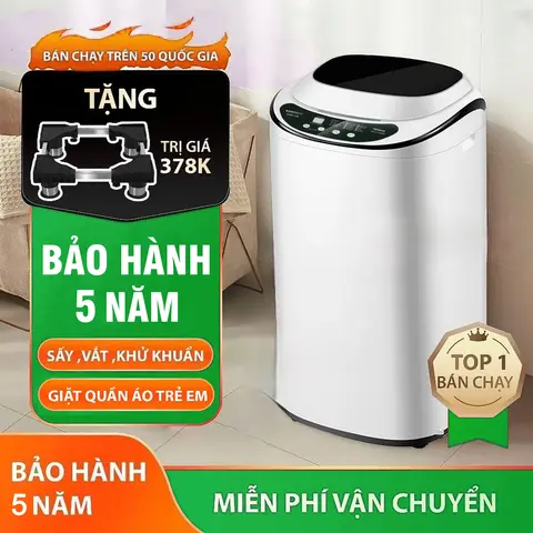 Máy giặt mini KWSK trong livestream Tiếng việt, tự động giặt vắt sấy khử khuẩn - Bảo Hành 5 Năm