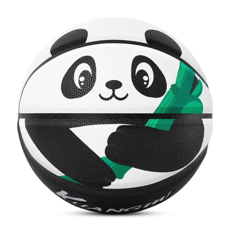 Panda Pattern  Basketball, 1 Count Lovely Basketball for Teens & Adults, Basketball for Indoor Outdoor Use 0