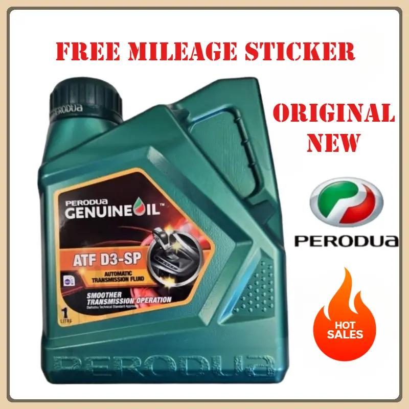 ORIGINAL PERODUA AUTO OIL D3SP (GREEN) 1L BEZZA ALZA AXIA VIVA MYVI ARUZ KEMBARA D3-SP D3 SP3 ATF GEAR OIL