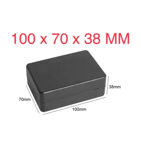 Hộp Nhựa Để Mạch 100x70x38mm Kèm Ốc - Điện Tử Giá Tốt T&T