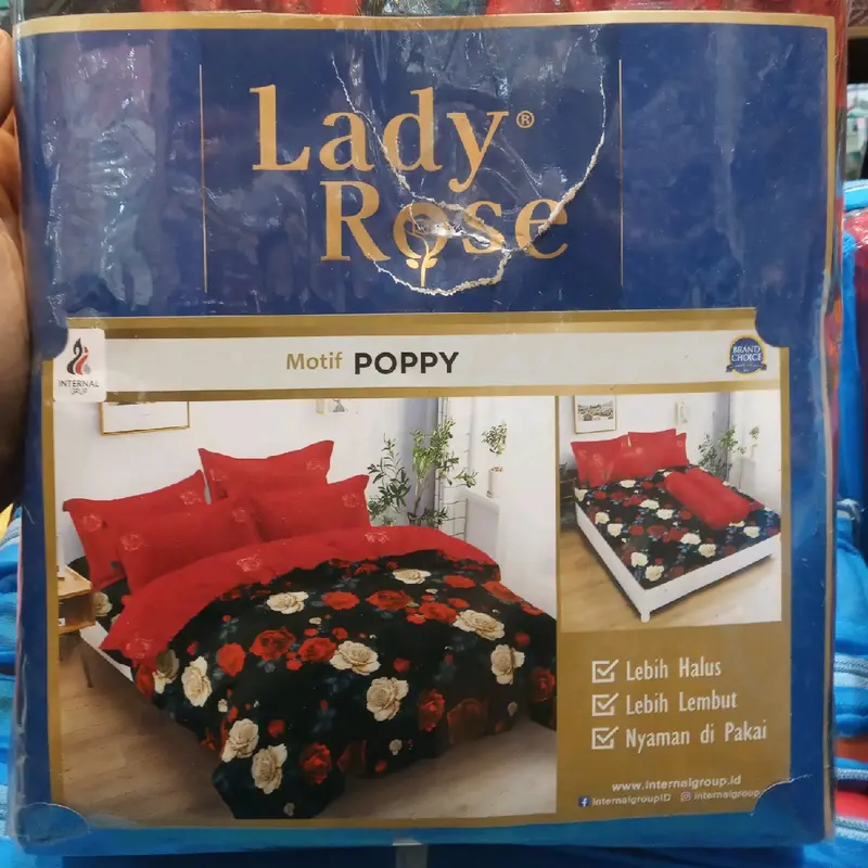 SEPRAI LADDY ROSE 180X200 Katun Bunga King Size 5