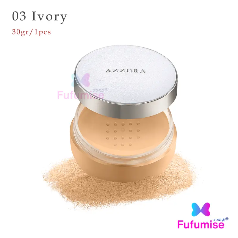 AZZURA Loose Powder | Bedak tabur | Double UV Protection | Fresh Look 5