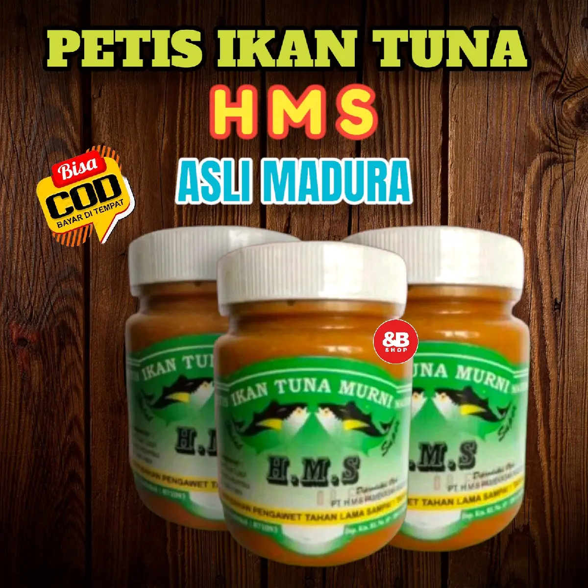 bumbu rujak petis ikan tuna HMS asli madura