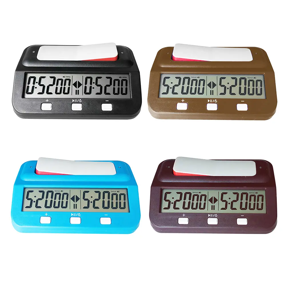 Board Game Clock Plastic Competition Timer Battery Powered for Training Teaching