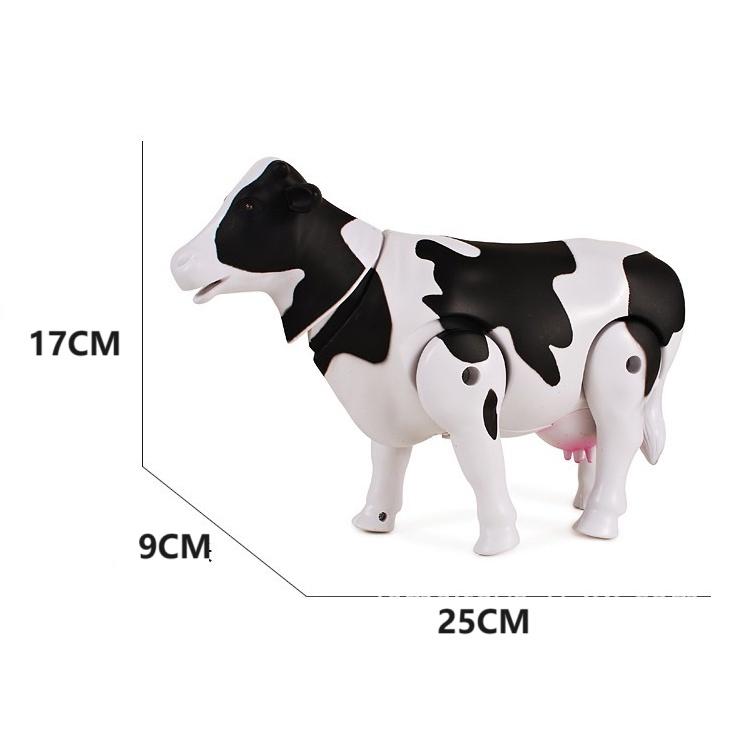 REDFIRE TOYS MAINAN EDUKATIF SAPI TERNAK MILK COW BATERAI BISA JALAN ADA LAMPU DAN SUARA HEWAN 5