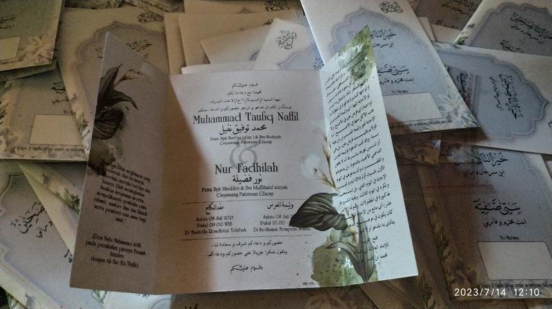 Product Introduction of 100pcs undangan kitab kuning unik murah vintage rustik 2
