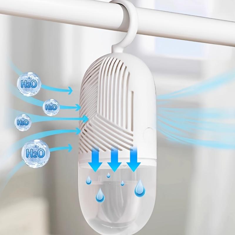 2pcs, with hooks, hanging ABS plastic dehumidifier, reusable recycling ...