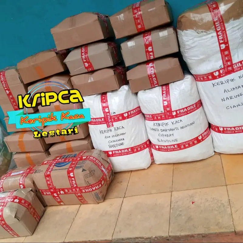 Keripik Kaca 1 kg ( Bahan Mentah ) bening dan tipis harga Grosir langsung dari produsen Kripik Singkong 4