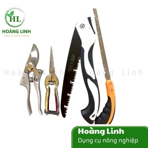 [COMBO 4 MÓN ]Dụng Cụ Làm Vườn Cây Cảnh Bonsai- dụng cụ nông nghiệp Hoàng Linh dung cunongnghiep kéo  cắt  cành  cây  loại  lớn kéo  cắt  tỉa  cành  cây dung  culam  vuon  8  mon dung  culam  cay  canh