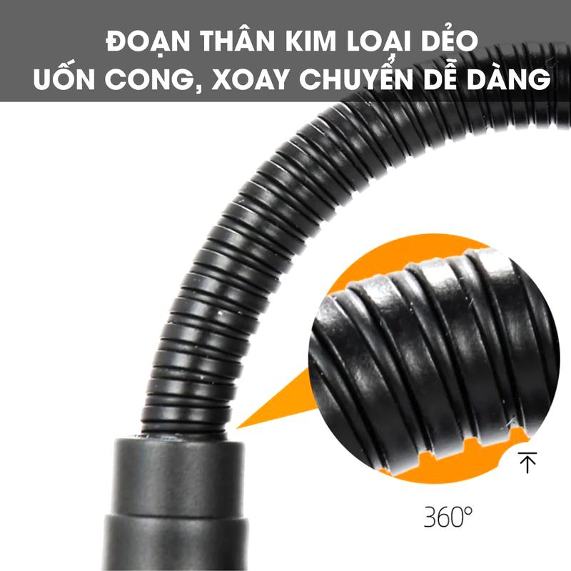 Micro có dây cổ ngỗng Sunrise SM-278, Mic hội nghị chính hãng dùng tọa đàm họp trực tuyến internet  microphone 3