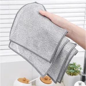 ES3 Kain Lap Dapur Kawat Halus Pembersih Panci Piring Wajan / Kain Kawat Silver Jaring Halus Cuci Piring