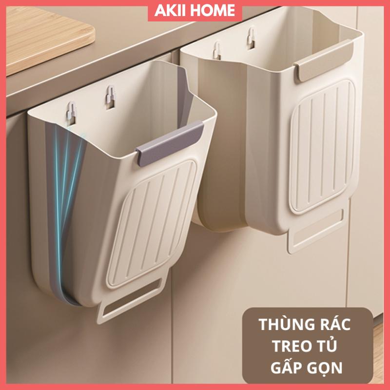 Thùng rác treo tủ bếp gấp gọn, mở rộng dễ dàng, sử dụng đa năng, tiết kiệm không gian Akii Home NB98