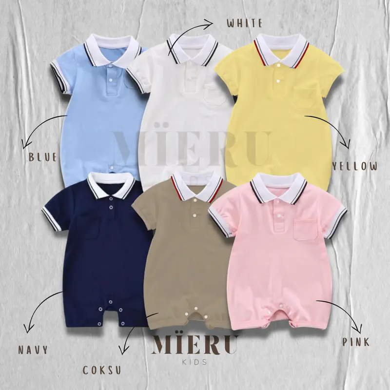 Mieru Kids - Polo Jumper Bayi [SNI] Casual Cotton Newborn 0