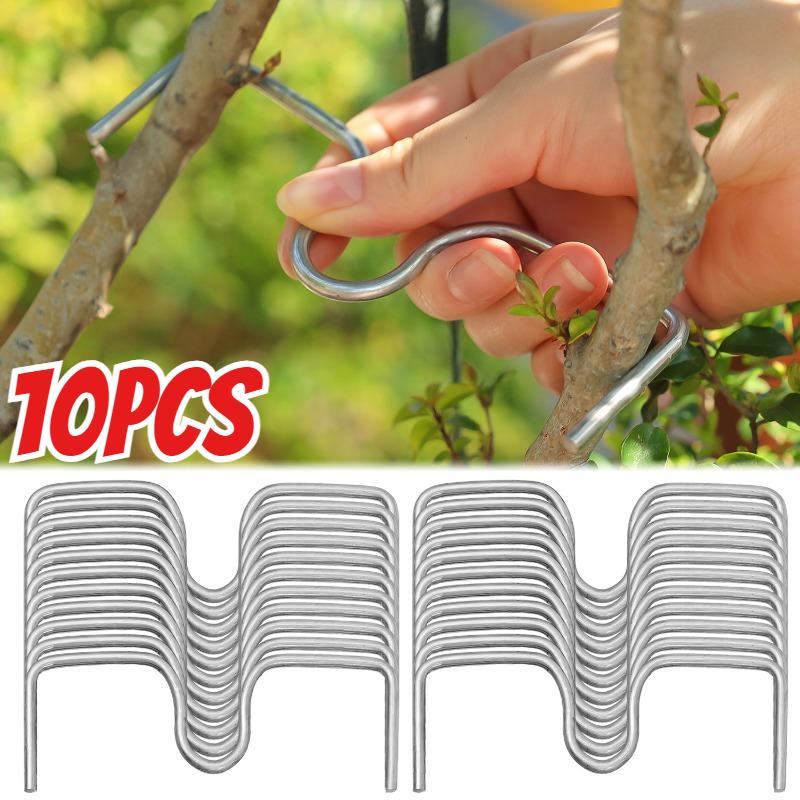Bộ Cố Định Hình Cành Cây, Hình Chữ M, 10 Cái, Giá Đỡ Hỗ Trợ Cây Sân Vườn, Dụng Cụ Huấn Luyện Cây Dây Leo, Dụng Cụ Uốn Cành