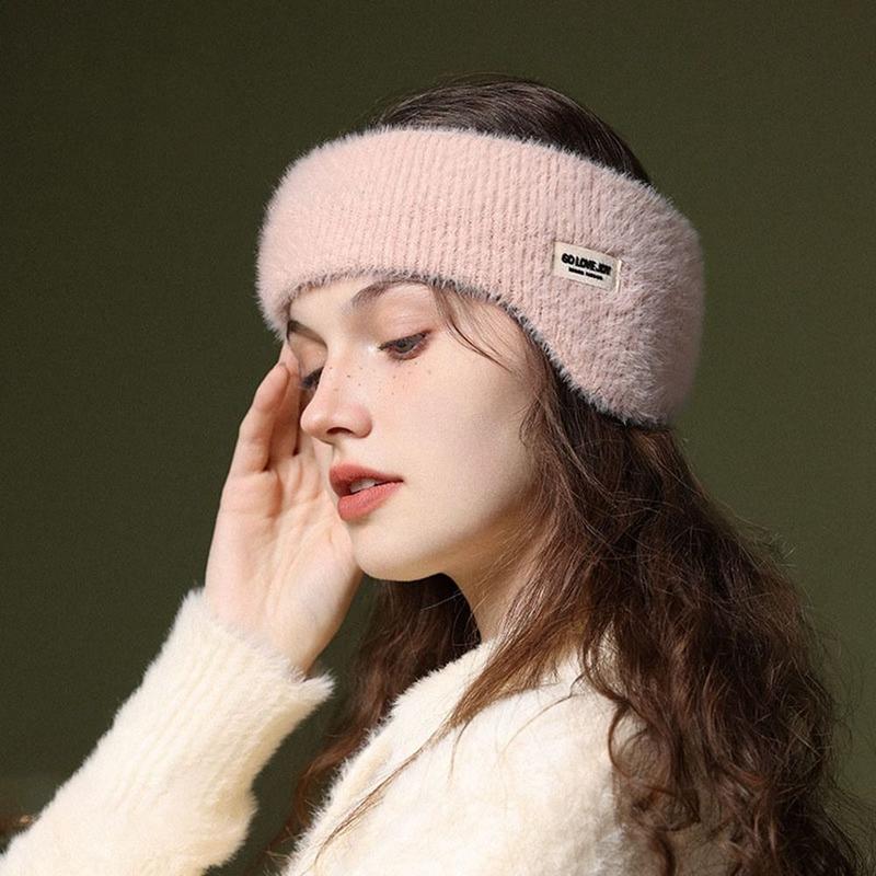 Product Introduction of New Ear Cover Head Worn Earmuffs Windproof Ear Warmer Knitted Warm Earmuffs Cold protection Running Headband for Men and Women 20