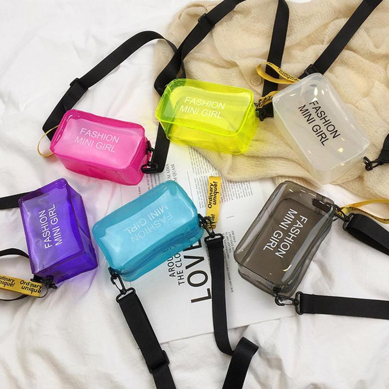 Product Introduction of Túi Đeo Chéo, Không Thấm Nước, Túi Vuông Nhỏ Mới, Chất Liệu Thạch, Túi Trong Suốt, Đeo Vai, Cầm Tay, Thời Trang, Dành Cho Nữ, Thiết Kế Đơn Giản 17