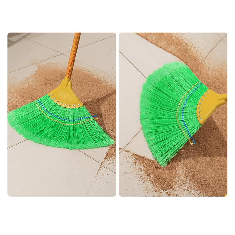 Product Introduction of ไม้กวาดพลาสติก ขนาด 100 cm. เส้นหนา เหนียว ทนทานต่อการใช้งาน ล้างทำความสะอาดง่าย แห้งเร็ว หัวขนแปรงแบนหน้ากว้าง หมุดล็อคขนไม้กวาดแน่นหนา 9