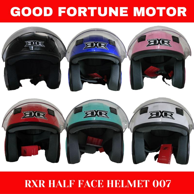 RXR MOTORCYCLE HELMET HALF FACE 007 - TikTok Shop Philippines
