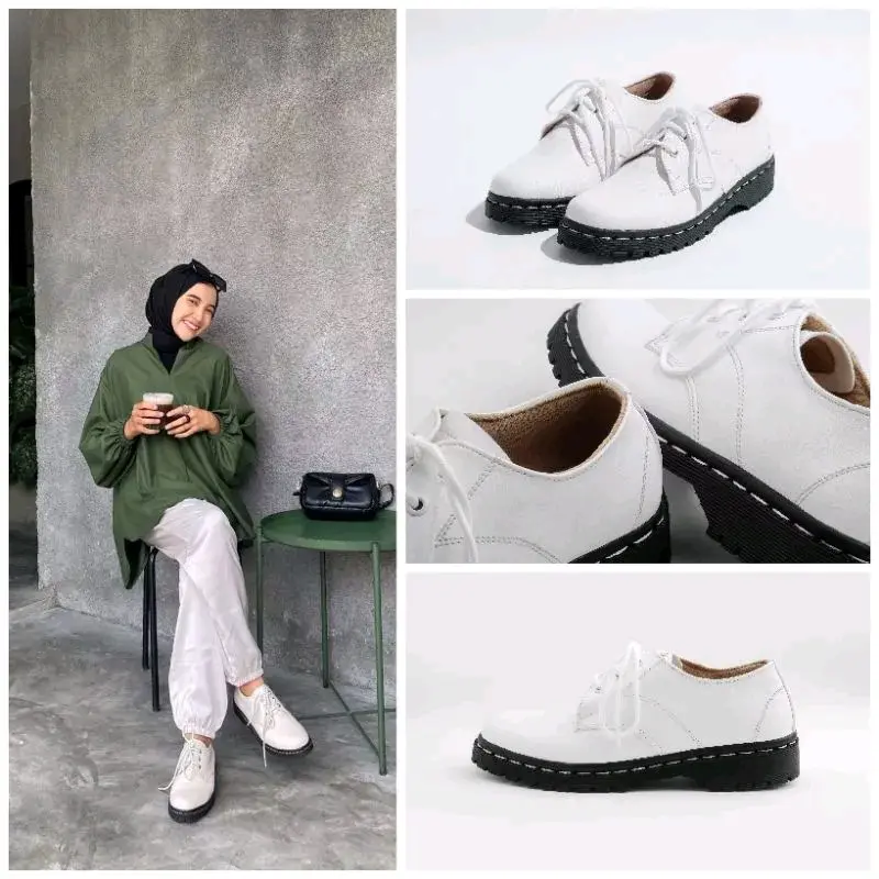 Sepatu Sneakers wanita Docmart "VIA SHOES"X Like Project Musim panas Round Toe