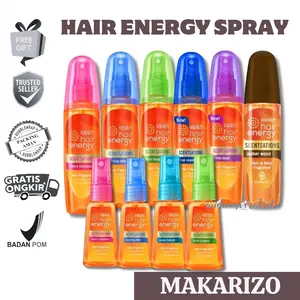 MAKARIZO HAIR ENERGY SCENTSATION HAIR MIST RAMBUT SPRAY MAKARIZO Wangi