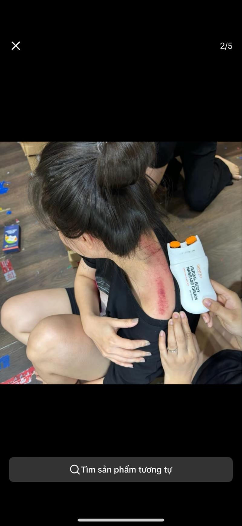 Product Introduction of Combo (2) HAI Thanh lăn Massage hỗ trợ Cổ Vai Gáy con lăn  cao  gừng 7