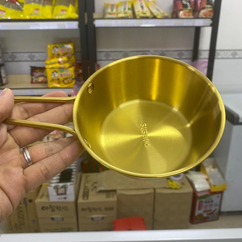 Chén ăn mì phong cách Hàn Quốc (inox có quai)