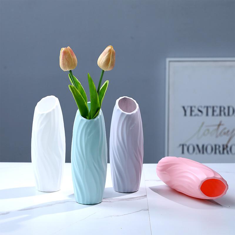 Pasu Plastik, Pasu Bunga Kering Ringkas, Hiasan Rumah Moden Ruang ...