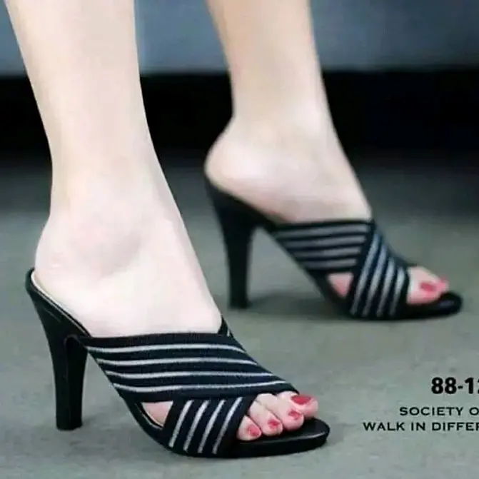 High Heels wanita Style Silang 9cm ujung terbuka Hak Sangat Tinggi (di atas 8 cm)