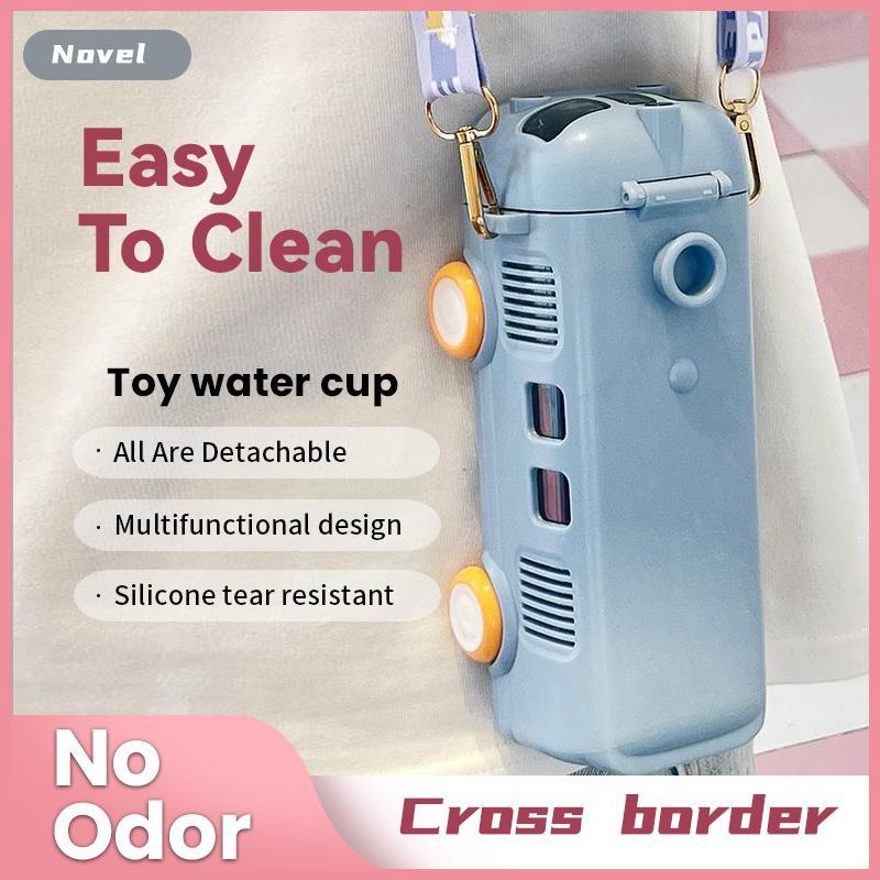 Creative Car Design Water Bottle, Portable Water Bottle with Strap, Sports Water Bottle for Outdoor Sports, Outdoor Large Capacity Water Bottle 3