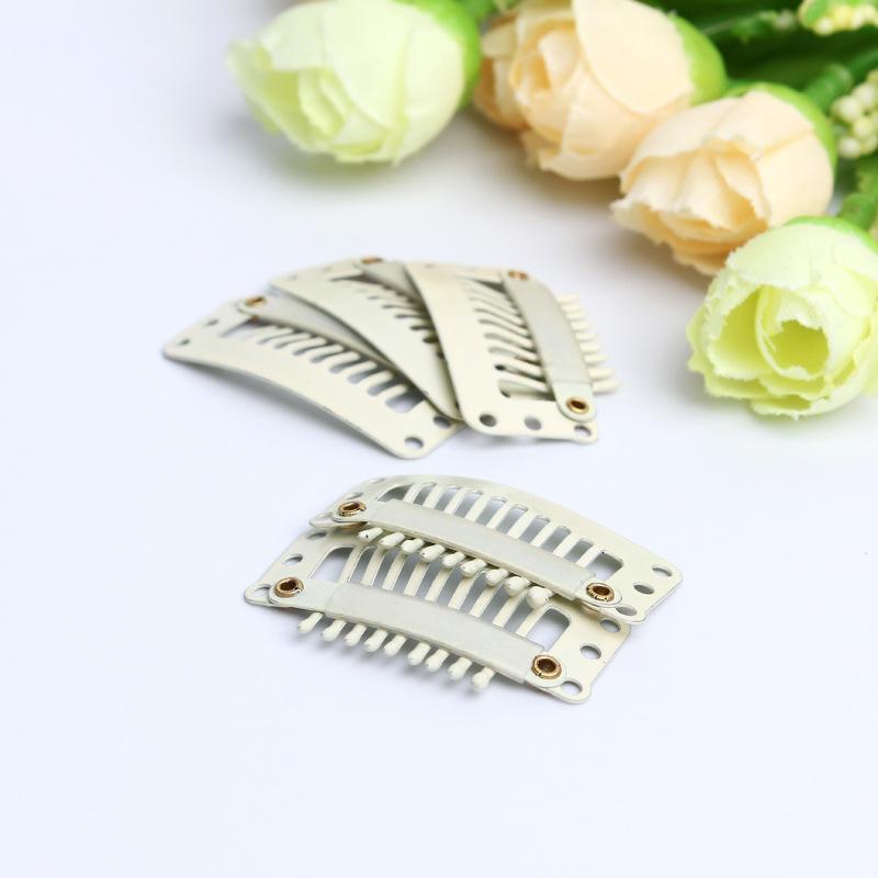 Product Introduction of DIY not easy to rust 3.2 cm carbon steel-tooth water drop wig clip wig BB clip pet clip 1
