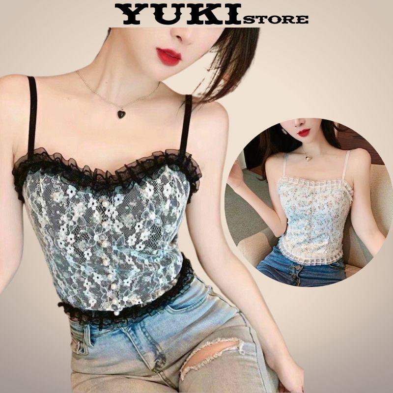 Áo bra nữ ren hoa màu đẹp không gọng sexy kiểu công chúa YK118