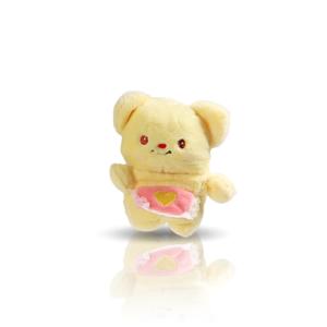 เคสป้องกัน, เหมาะสำหรับ Airpods4 และ Airpodspro1/2, เคสหูฟังบลูทูธ Airpods3, รุ่นที่ 1 และ Airpod1/2, การออกแบบหมีหัวใจน้ำตาล, เคสผ้ากำมะหยี่, Pro สากล