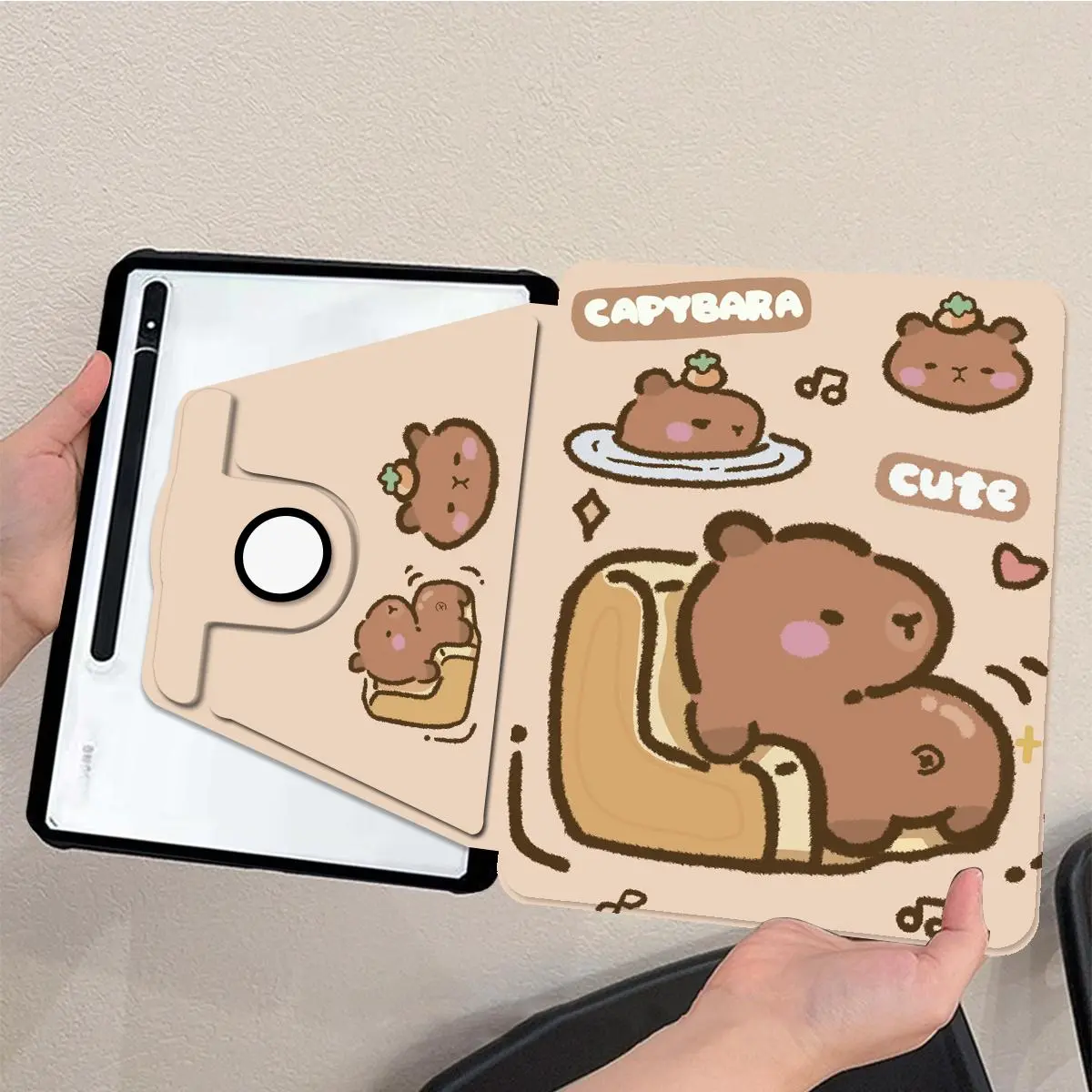【พร้อมส่ง】กรณีป้องกันซัมซุง Galaxy Tab S9+/S9FE+A9 case S6 lite A7lite  S7+/S8+/s7fe/S10+ A9plus tab S9/S9fe  Can hold a pen Tab S7/S8/A8  กันกระแทกและทนทาน เคส