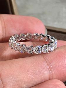 Anillo decorado con zirconia artificial para mujer, joyería elegante y de moda para fiestas, decoración para ropa diaria, joyería comodín y exquisita para regalo de cumpleaños