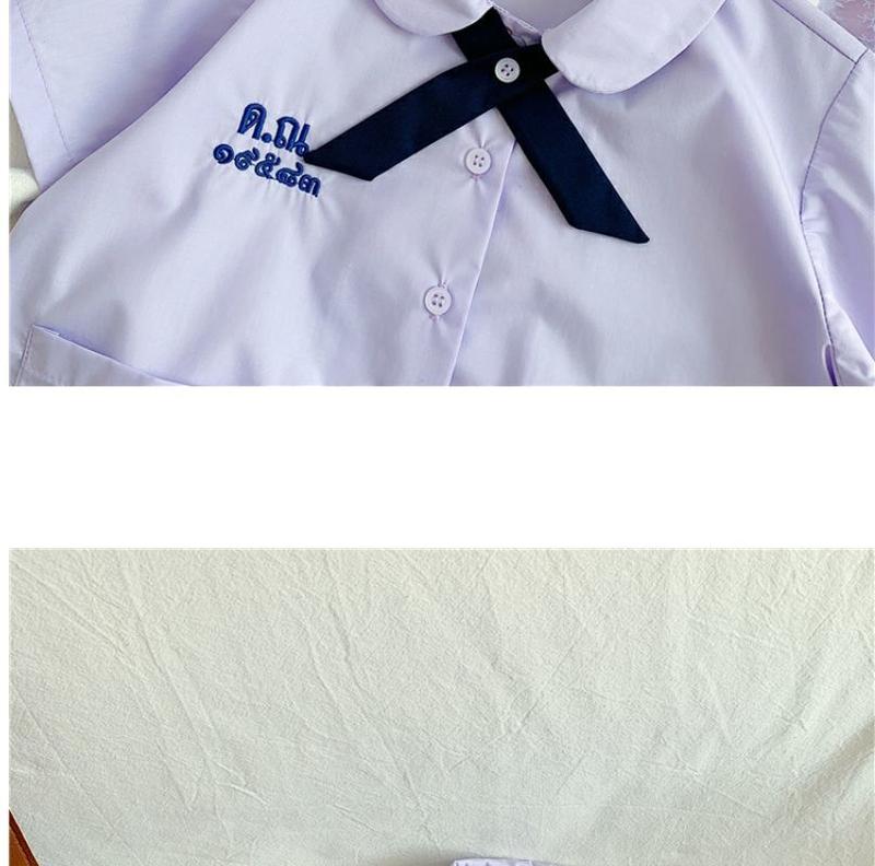 Product Introduction of Thai Preppy Style Summer Primary School Student Graduation Business Attire Kindergarten Suit Girl Thai School Uniform Western Style Jk Skirt Suit 5