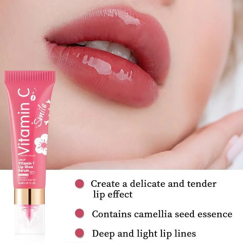 lip serum with vitamin c Buy 1 Take 4 LBLS Vitamin C Smile Freshing Lip Serum with Camellia Seed  Essence for Delicate Tender Lip Effect freshing lip serum Radiant Soothing