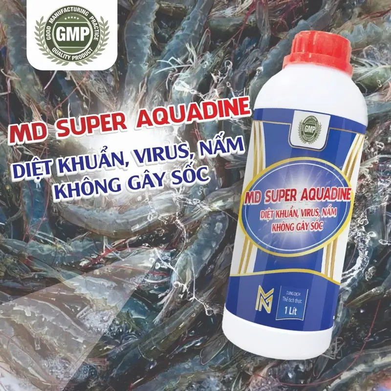 SUPER AQUADINE Diệt khuẩn an toàn cho tôm
