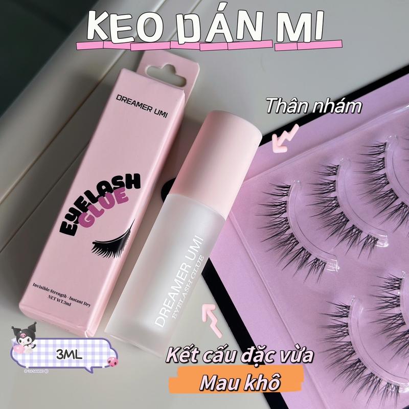 Keo Dán Mi DREAMER UMI Cao Cấp Siêu Bền Mau Khô Dán Mi Chùm Mi Cụm Mi Gân Các Loại Nhivie
