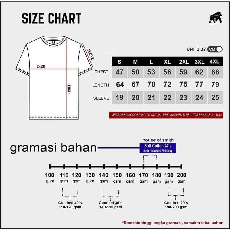 Product Introduction of Tshirt House of smithBlack catton Branded Distro Combed Hitam 0