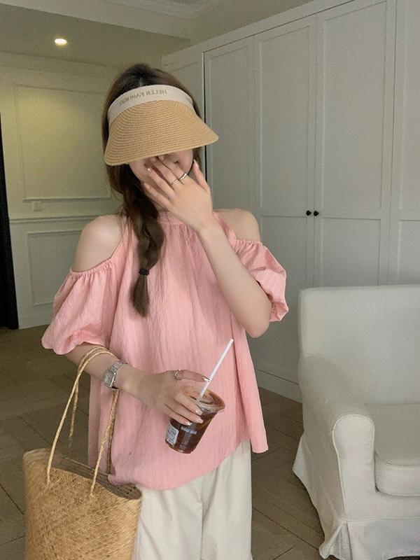 Áo trễ vai voan 2 lớp Miho House