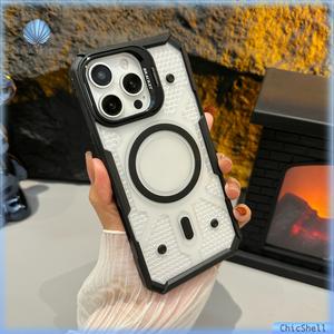 Ốp Điện Thoại Từ Tính Có Giá Đỡ Ống Kính, Dành Cho iPhone 16, 13, 14, 15 Pro Max, 16ProMax, 16Plus, Ốp Cứng, Chống Sốc, Tương Thích Với MagSafe