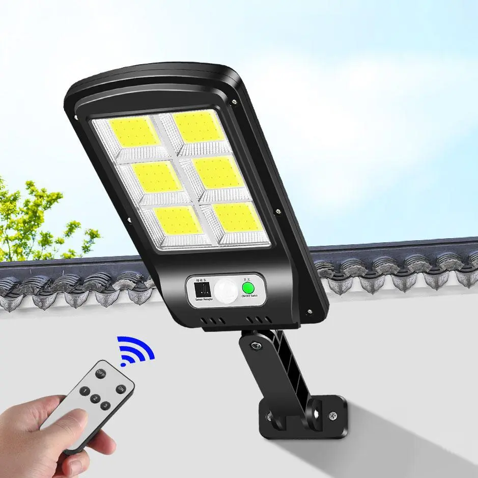 1 Set Solar Outdoor Wall Light , Motion Sensor Solar Light With Remote Control, Adjustable Waterproof Light, 3 Modes Adjustable Street Light For Garden, Yard & Garage