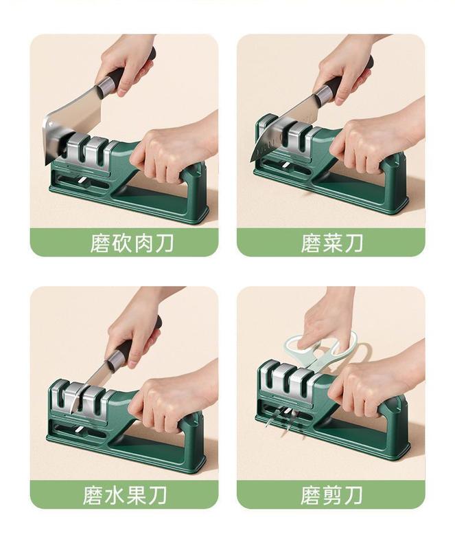 Product Introduction of เครื่องเหลามีด รังดะ สี่ส่วน หินลับคมแบบแมนนวล เหมาะสำหรับมีดในครัวเรือน กรรไกร ใบมีดมีดโกน เครื่องเหลามีด 8