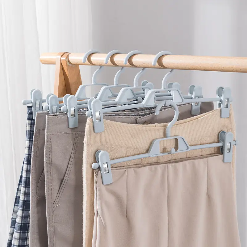 Seamless Household Pants Rack Drying Trousers Hanger Underwear Plaid Skirt 306 Degrees Rotation Organiser Hanging hanger  clothes