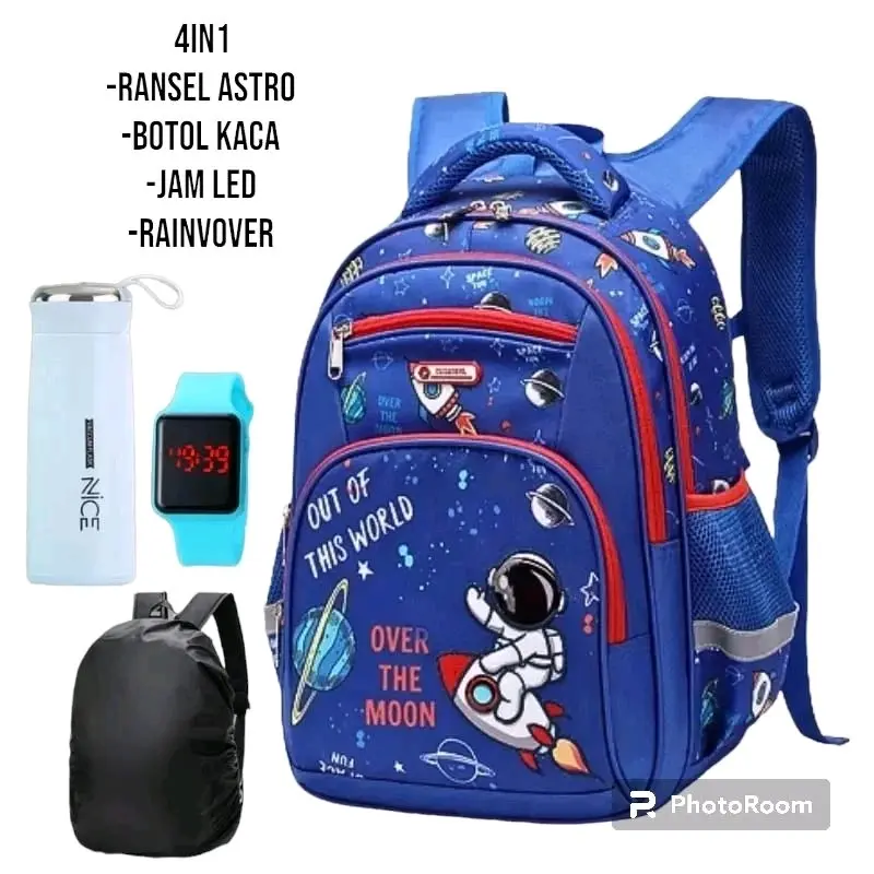 TAS RANSEL ASTRONOT ANAK SEKOLAH SD SMP SMA MURAH BANYAK BONUS TERBARU Fashion tas  sekolah 1