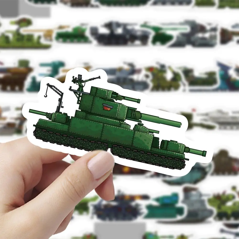 Hình dán xe tăng hoạt hình, Chủ đề WWII, 240 miếng, Đồ Trang Trí Ins, Thích hợp cho vali, Máy tính xách tay, Cốc nước, Sáng tạo, Tự làm, Hình dán không thấm nước, Bán Chạy tại Cửa Hàng